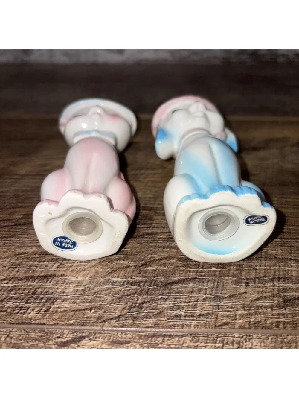 Vintage Anthropomorphic Salt and Pepper Shakers Long Necked Cat And Dog